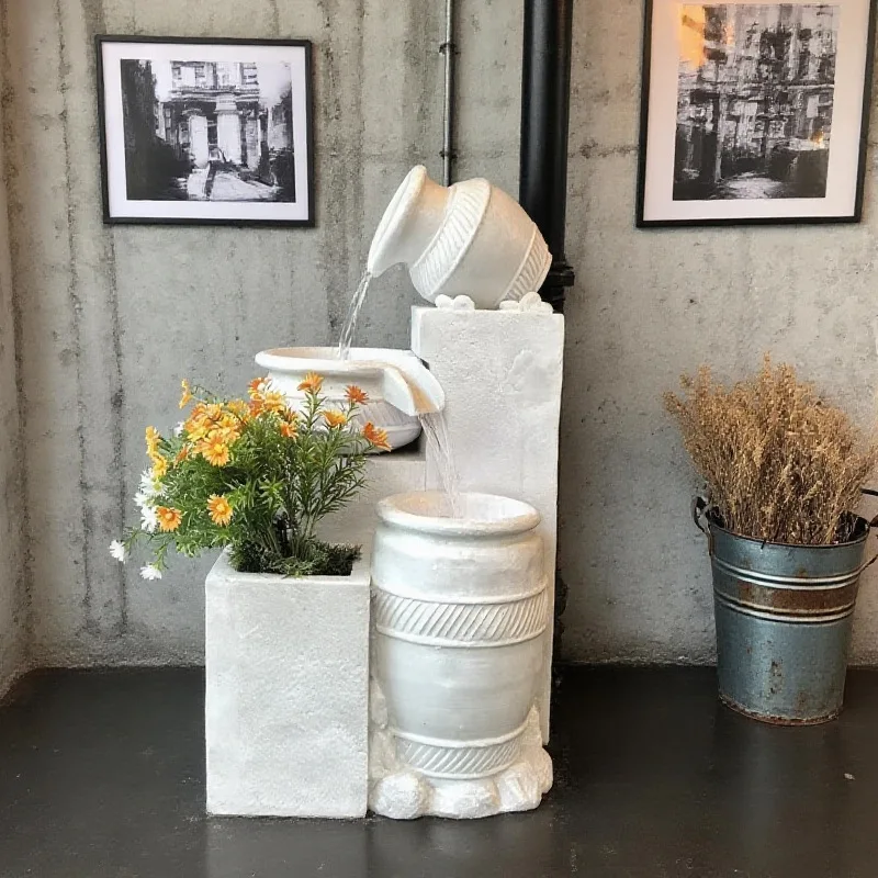 DSA outdoor running water fountain ceramic pot courtyard floor-to-ceiling outdoor garden landscape decoration lucky circulating
DSA outdoor running water fountain ceramic pot courtyard floor-to-ceiling outdoor garden landscape decoration lucky circulating