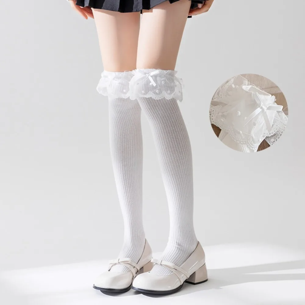 Sweet Cotton Women Stocking Lace Lolita Over Knee Socks Bowknot Princess Stockings
Sweet Cotton Women Stocking Lace Lolita Over Knee Socks Bowknot Princess Stockings