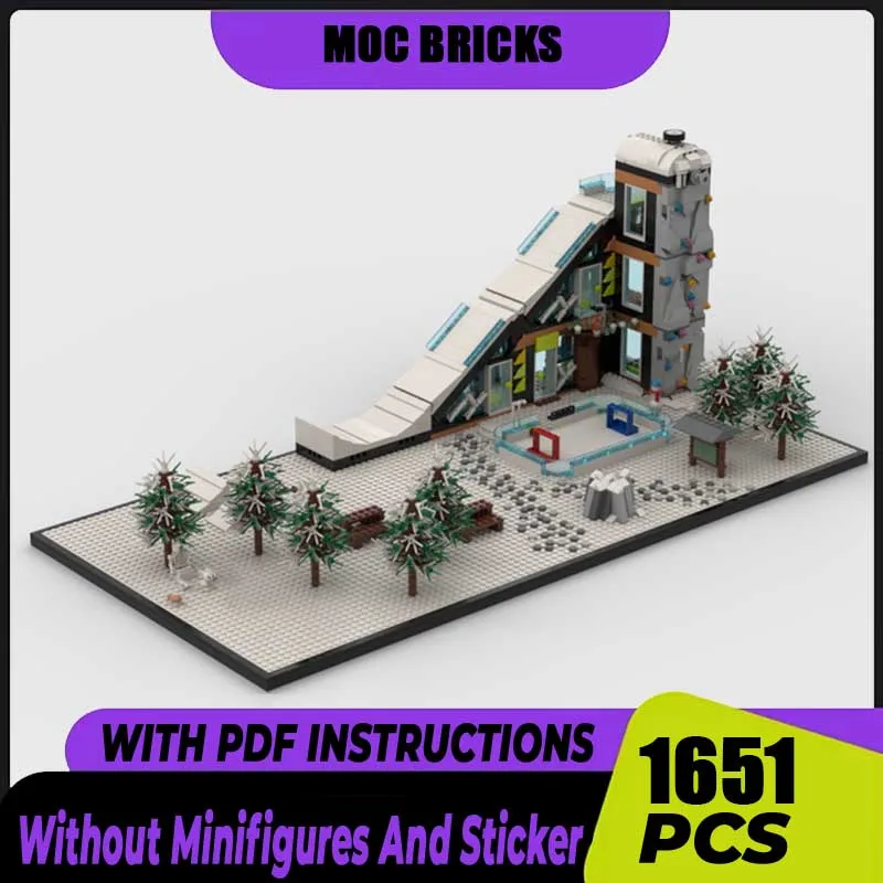 City Street View Model Moc Building Blocks Ski and Climbing Center Model Technology Bricks DIY Assembly Toys Construstion Gifts
City Street View Model Moc Building Blocks Ski and Climbing Center Model Technology Bricks DIY Assembly Toys Construstion Gifts