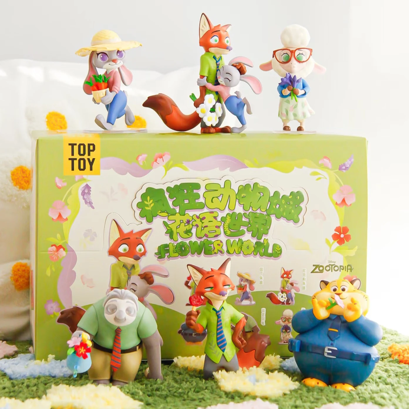 New Authentic Disney Zootopia Flower World Series Blind Box Nick Judy Leopard Police Officer Anime Figurine Model Decor Ornament
New Authentic Disney Zootopia Flower World Series Blind Box Nick Judy Leopard Police Officer Anime Figurine Model Decor Ornament