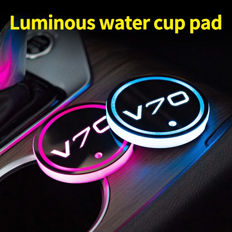 Led Car Water Cup Mat Drink Holder for Volvo V70 Emblem Auto Interior Decorative Atmosphere Lights
Led Car Water Cup Mat Drink Holder for Volvo V70 Emblem Auto Interior Decorative Atmosphere Lights
