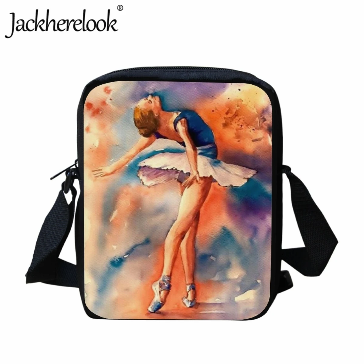 Jackherelook Ballet Girl Illustration Messenger Bag for Kids Small Capacity School Bags Lunch Bag Children Travel Shoulder Bag
Jackherelook Ballet Girl Illustration Messenger Bag for Kids Small Capacity School Bags Lunch Bag Children Travel Shoulder Bag