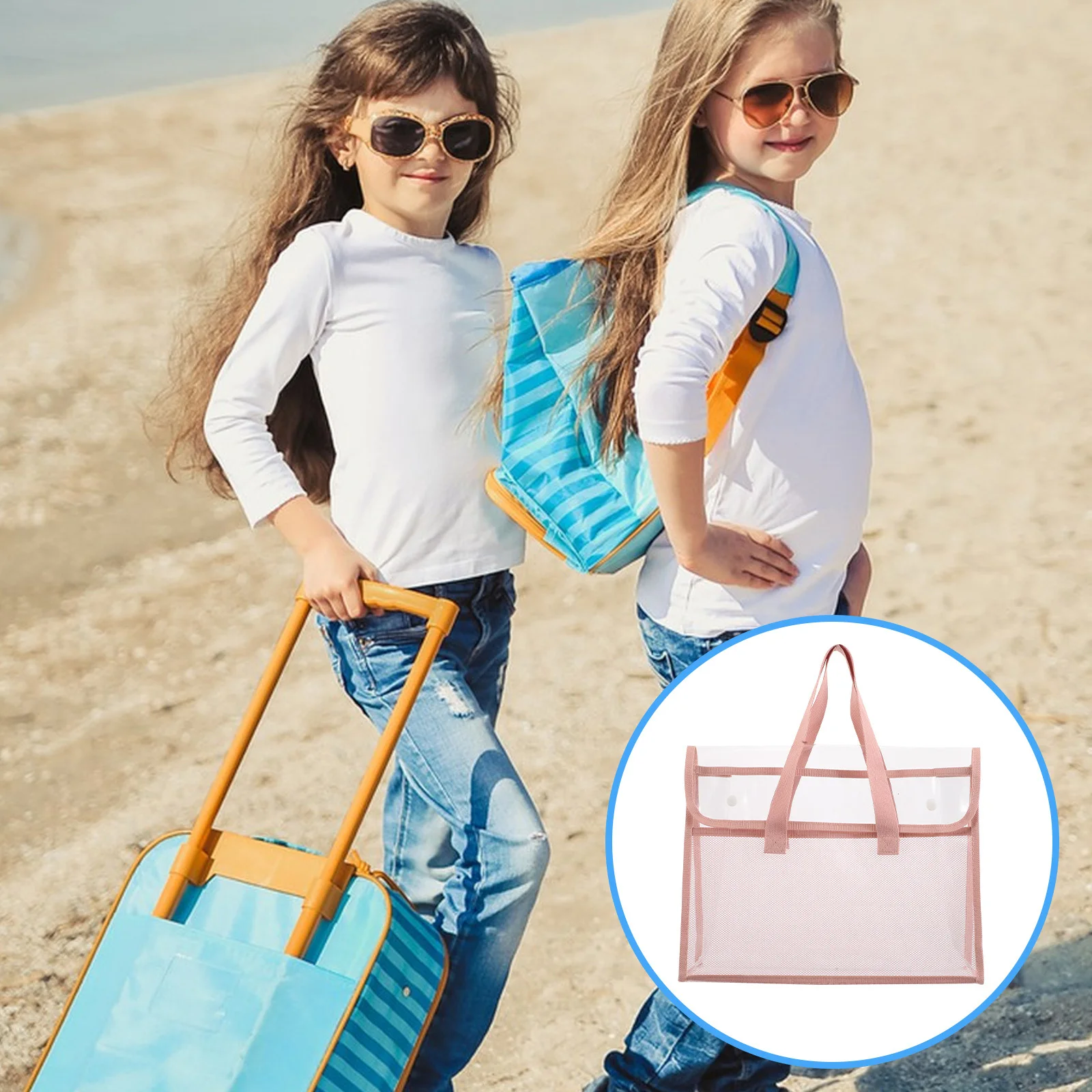 Waterproof Tote Bag Large Capacity Clear Pvc Transparent Beach Pool Travel Bag For Women Lightweight Storage Handbag
Waterproof Tote Bag Large Capacity Clear Pvc Transparent Beach Pool Travel Bag For Women Lightweight Storage Handbag