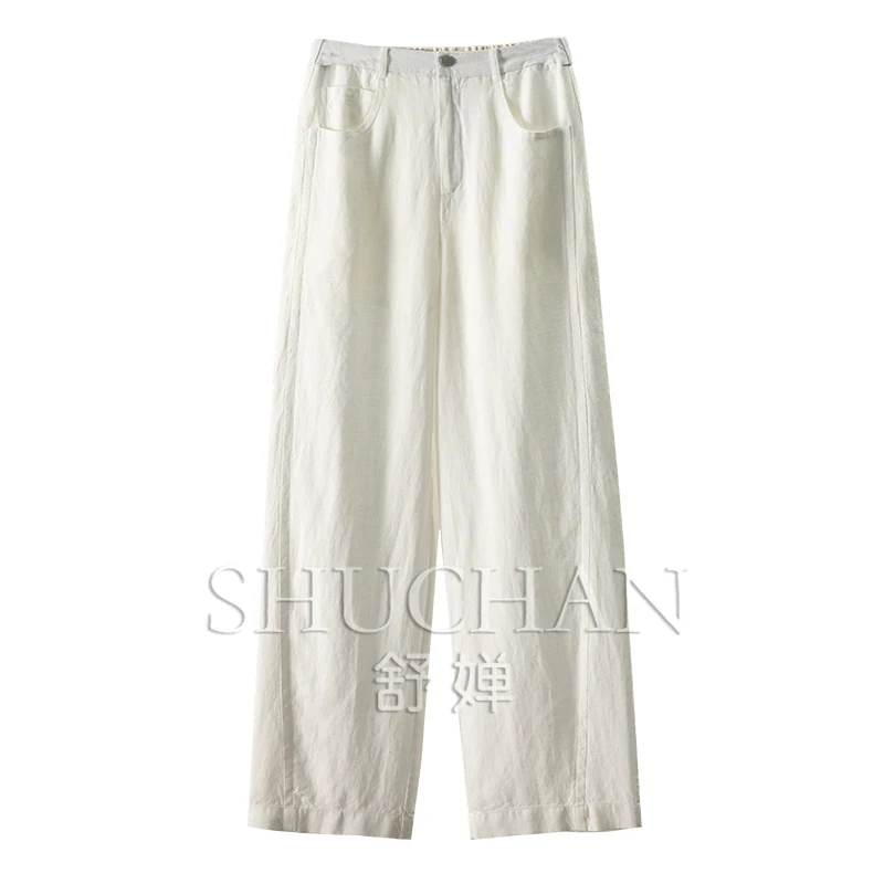 High Quality Tencel + Linen High Waist Thin Banana Pants Women 1Y84 Pantalones De Mujer Streetwear Women
High Quality Tencel + Linen High Waist Thin Banana Pants Women 1Y84 Pantalones De Mujer Streetwear Women