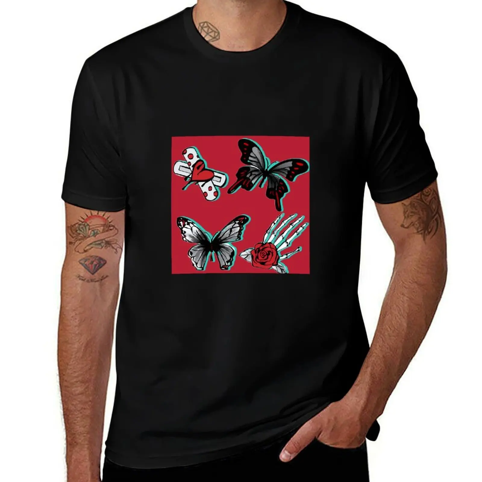 Gothic Butterfly Pattern in Red with Blue Glow T-Shirt Anime t-shirt custom t-shirts Funny t-shirt sublime men workout shirt
Gothic Butterfly Pattern in Red with Blue Glow T-Shirt Anime t-shirt custom t-shirts Funny t-shirt sublime men workout shirt