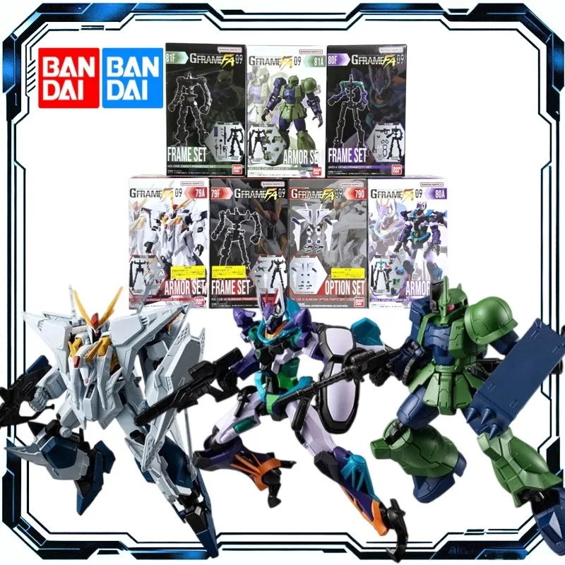 Bandai Mobile Suit Gundam G FRAME FA 09 7pcs Set Xi Gundam GFreD Zaku I Frame Armor Assembly Model Collectible Ornaments
Bandai Mobile Suit Gundam G FRAME FA 09 7pcs Set Xi Gundam GFreD Zaku I Frame Armor Assembly Model Collectible Ornaments