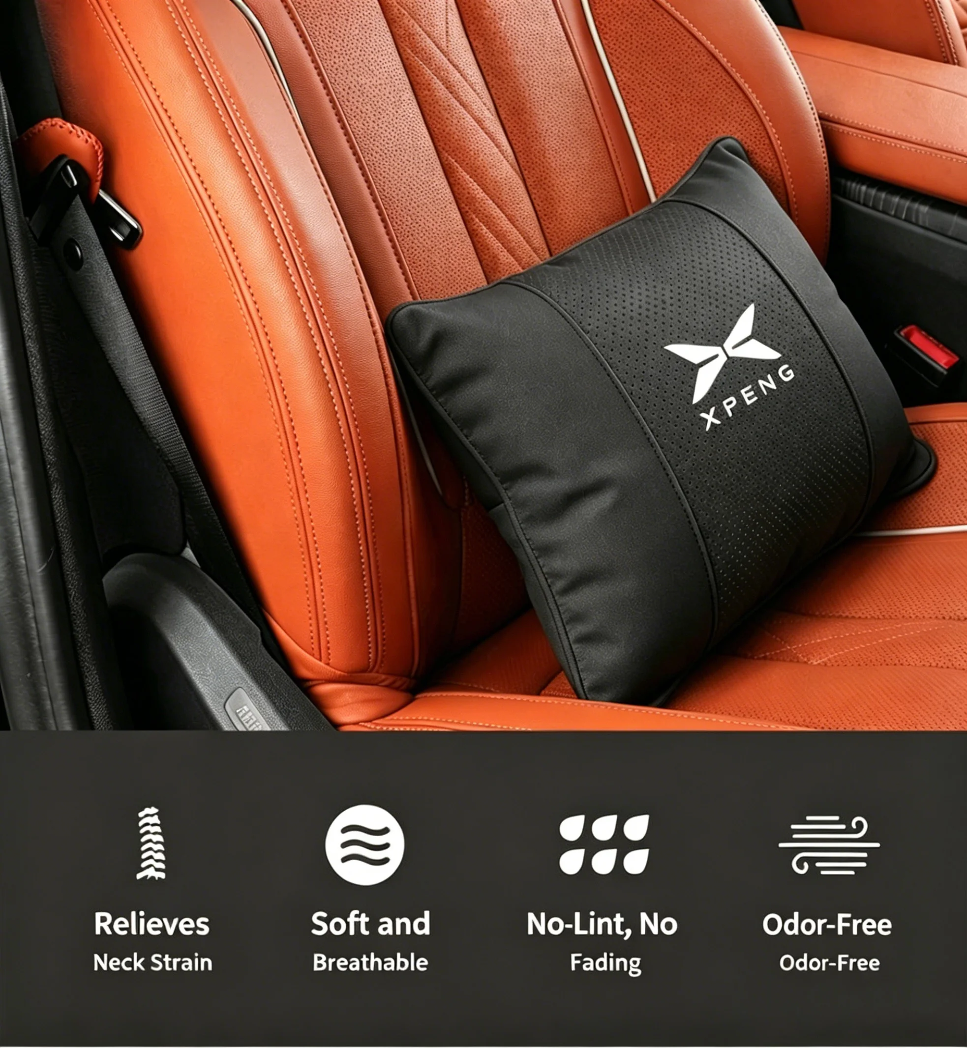 For Xpeng Car Headrest Neck Support Pillow Lumbar Cushion Soft Breathable Ergonomic Auto Interior Seat Accessories
For Xpeng Car Headrest Neck Support Pillow Lumbar Cushion Soft Breathable Ergonomic Auto Interior Seat Accessories