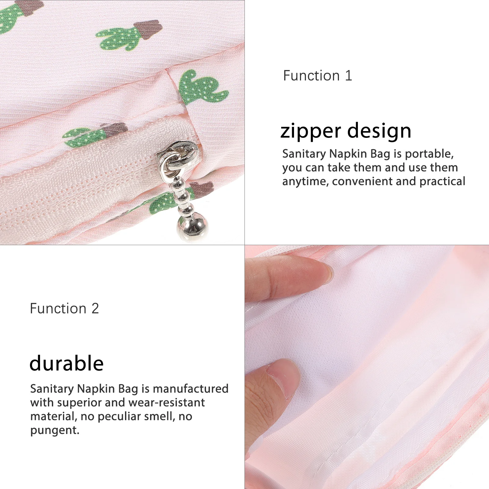 2Pcs Sanitary Napkin Bag Lovely Design Portable Small Wet Pouch for Feminine Products Coins and Cards No Peculiar Smell
2Pcs Sanitary Napkin Bag Lovely Design Portable Small Wet Pouch for Feminine Products Coins and Cards No Peculiar Smell