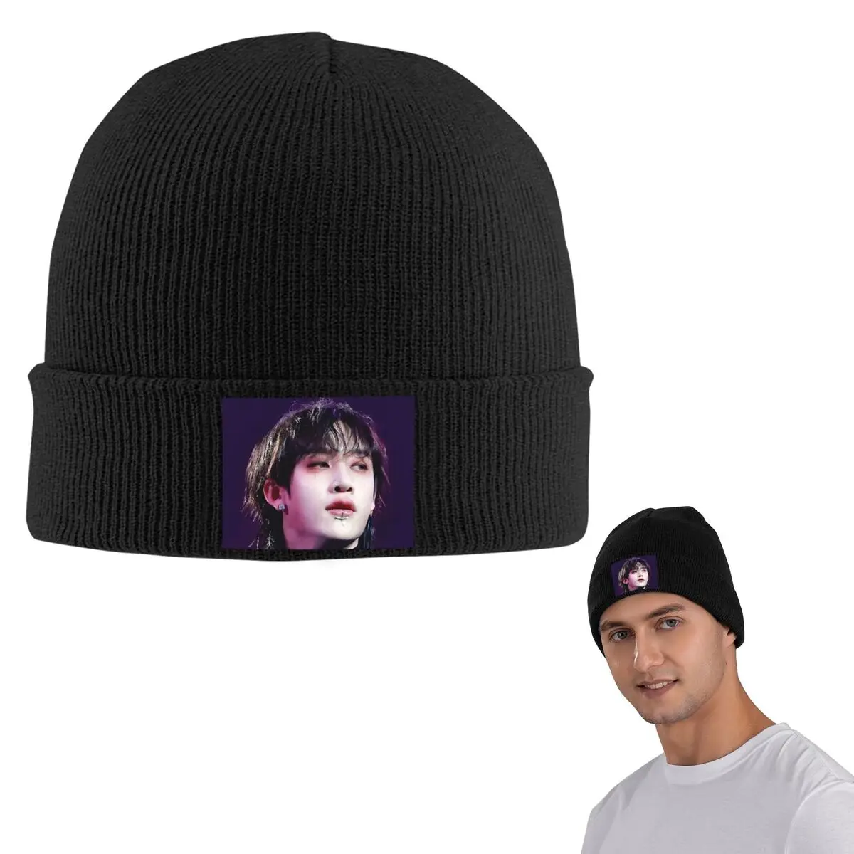 Bang Chan Warm Knitted Cap Fashion Bonnet Hat Autumn Winter Outdoor Beanies Hats for Men Women Adult
Bang Chan Warm Knitted Cap Fashion Bonnet Hat Autumn Winter Outdoor Beanies Hats for Men Women Adult