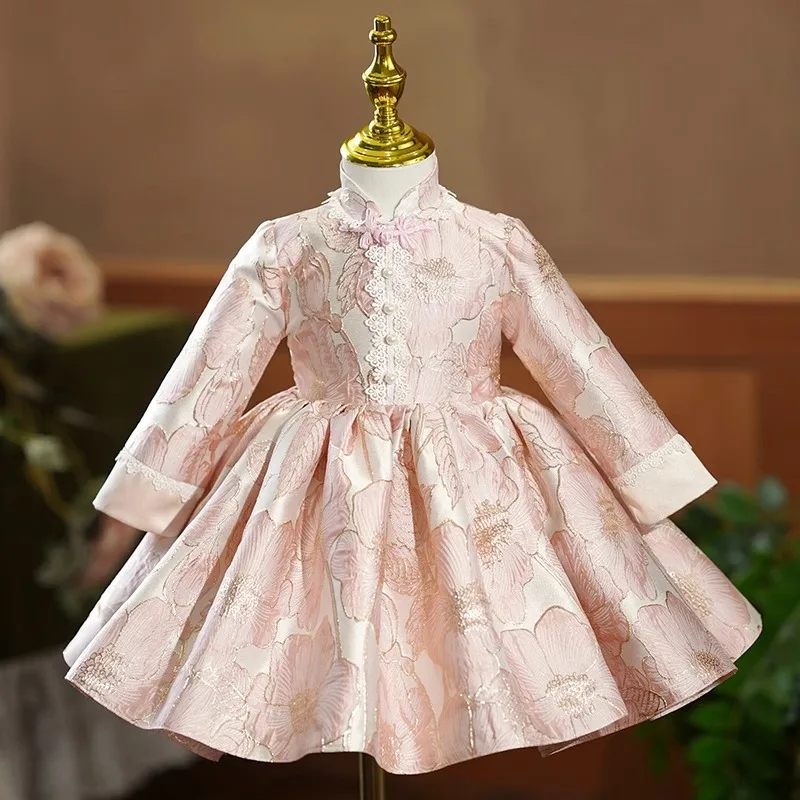 2024 New Baby Girls Princess Ball Gown Children Elegant Long Sleeve Birthday Party Wedding Boutique Dress y1196
2024 New Baby Girls Princess Ball Gown Children Elegant Long Sleeve Birthday Party Wedding Boutique Dress y1196