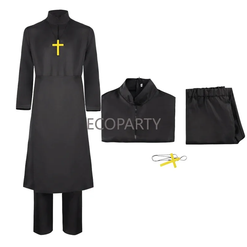 XT8Anime Lawrence Cosplay White Saint and Black Priest Cosplay Costume Priest Uniform Halloween CostumeXT6@!
XT8Anime Lawrence Cosplay White Saint and Black Priest Cosplay Costume Priest Uniform Halloween CostumeXT6@!