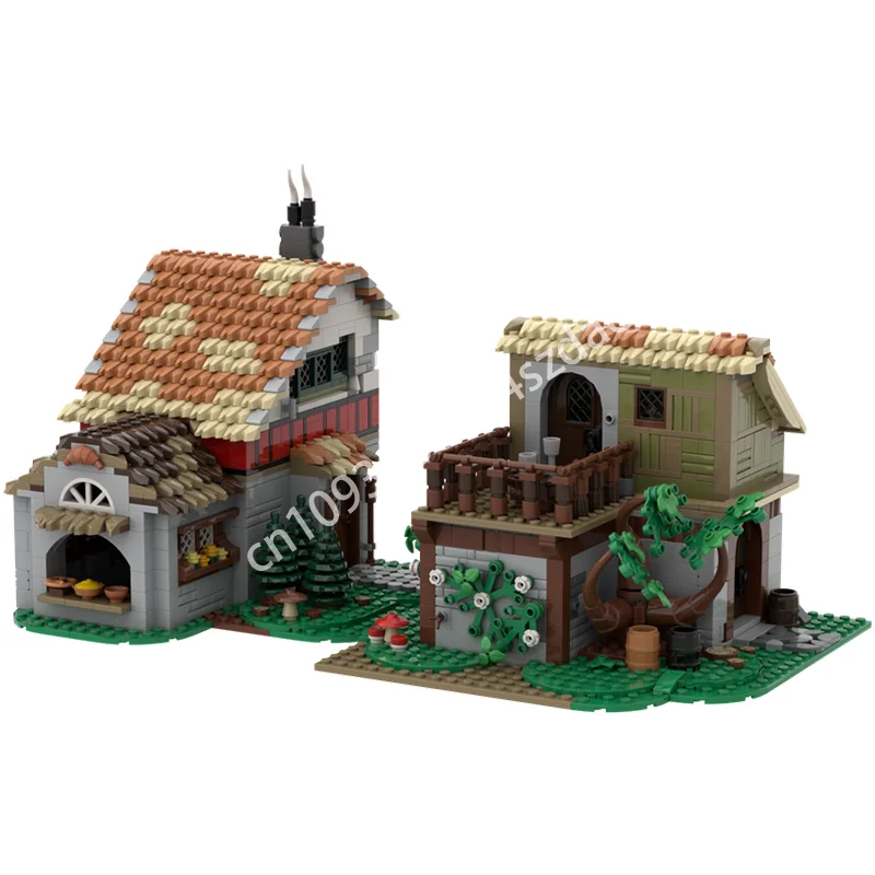 1487pcs MOC Medieval Bakery & House Castle Building Blocks Assemble Christmas toy Gift STEAM Learning Educational Constructing
1487pcs MOC Medieval Bakery & House Castle Building Blocks Assemble Christmas toy Gift STEAM Learning Educational Constructing