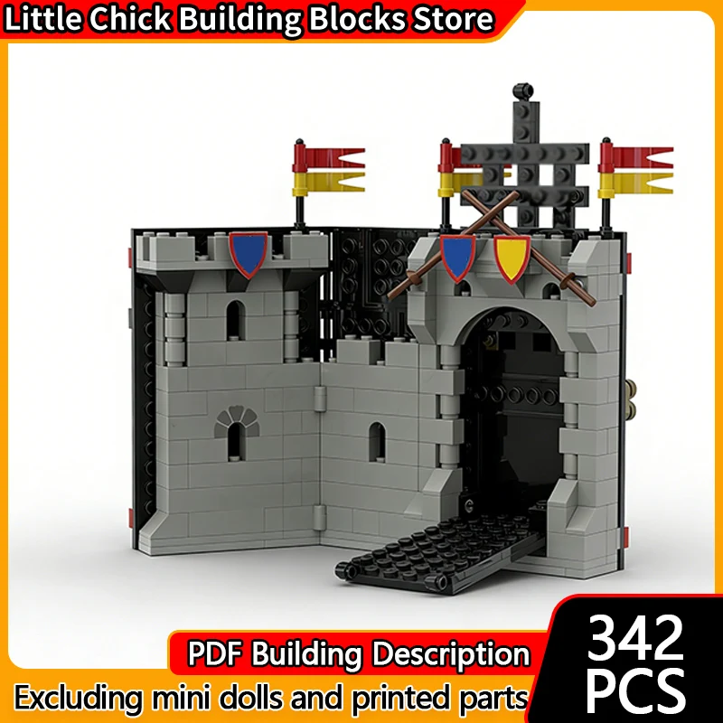 Medieval Castle Model MOC Building Bricks Entrance Of The City Gate Modular Technology Children Holiday Gifts Assemble Toys Suit
Medieval Castle Model MOC Building Bricks Entrance Of The City Gate Modular Technology Children Holiday Gifts Assemble Toys Suit