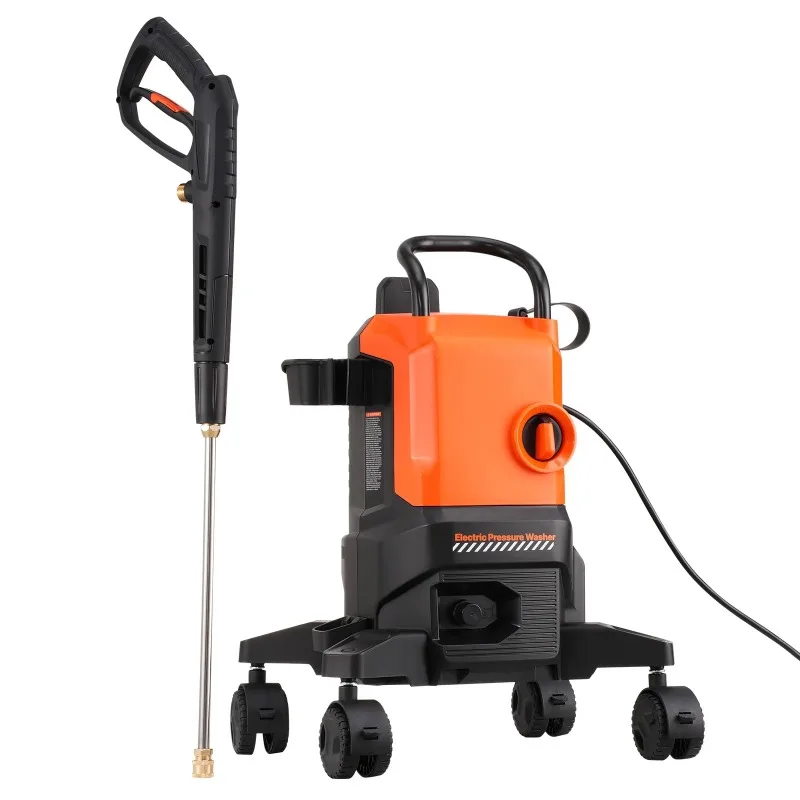Electric Pressure Washer Max 2700PSI and 1.8GPM with 4 Quick Connect Nozzles and a Foam Cannon for Cars/Fences Cleaning
Electric Pressure Washer Max 2700PSI and 1.8GPM with 4 Quick Connect Nozzles and a Foam Cannon for Cars/Fences Cleaning