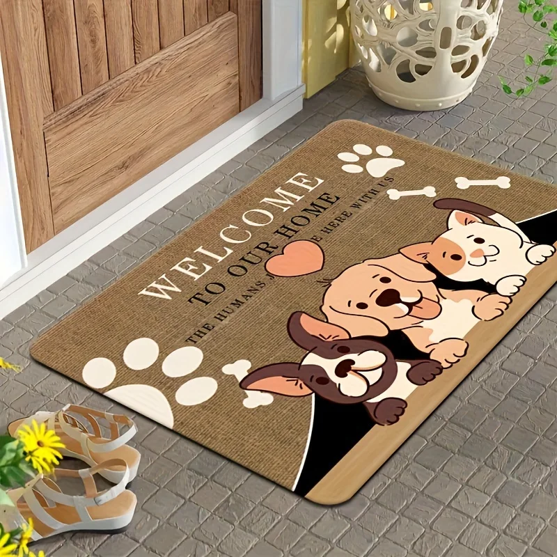 Welcome Mat with Cute Dogs Durable Non Slip Entrance Rug Perfect for Pet Lovers Home Decor Adds Warmth to Your Doorway
Welcome Mat with Cute Dogs Durable Non Slip Entrance Rug Perfect for Pet Lovers Home Decor Adds Warmth to Your Doorway