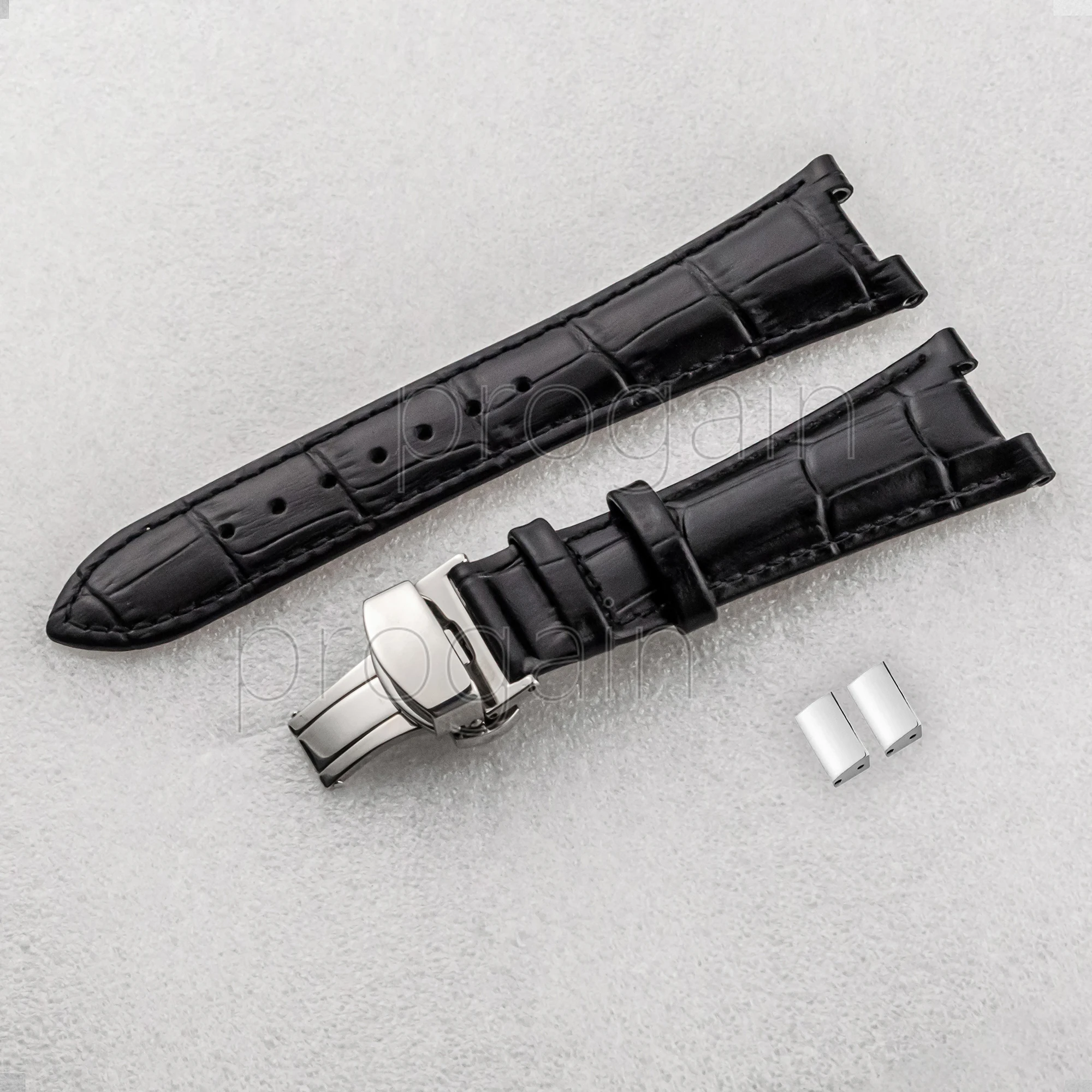 25mm Genuine Leather Watchbands Replace Watch With Stainless Steel Butterfly Buckle Wristwatch Strap Accessories Parts
25mm Genuine Leather Watchbands Replace Watch With Stainless Steel Butterfly Buckle Wristwatch Strap Accessories Parts
