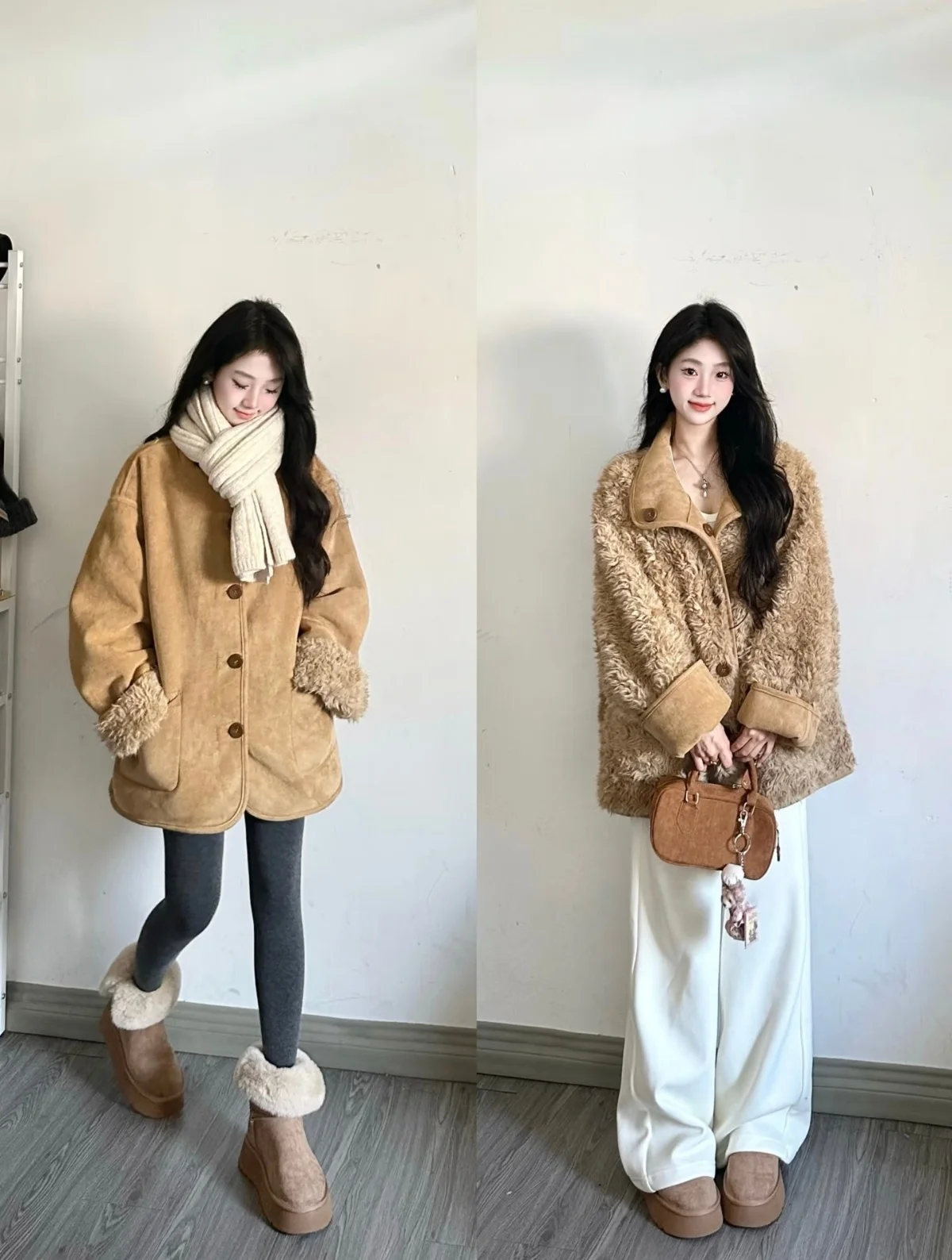 Куртка из овечьей шерсти, женская теплая флисовая куртка с меховым воротником, клетчатый плащ в стиле преппи, бомбер в стиле хип-хоп, длинная винтажная черная на кнопках, детальная зимняя куртка
Куртка из овечьей шерсти, женская теплая флисовая куртка с меховым воротником, клетчатый плащ в стиле преппи, бомбер в стиле хип-хоп, длинная винтажная черная на кнопках, детальная зимняя куртка