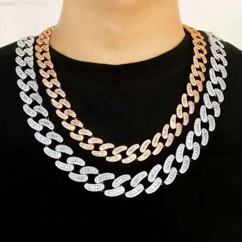Pass Diamond Tester Vvs Vs Moissanite Jewelry Necklace Hip Hop Cuban Link Chain Advanced Customization Iced Out Unisex Necklace
Pass Diamond Tester Vvs Vs Moissanite Jewelry Necklace Hip Hop Cuban Link Chain Advanced Customization Iced Out Unisex Necklace