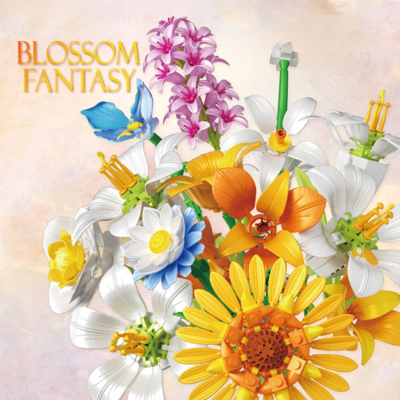 529PCS Blossom Fantasy Flower Building Blocks Bouquet Everlasting Floral Bricks Kit Botanical Collection Toy for Adults Kids
529PCS Blossom Fantasy Flower Building Blocks Bouquet Everlasting Floral Bricks Kit Botanical Collection Toy for Adults Kids