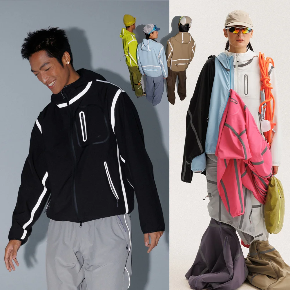 Night Cycling Reflective Stripe Biker Jacket Men Women Soft Shell Sports Waterproof Loose Casual Hooded Jacket Streetwear Coat
Night Cycling Reflective Stripe Biker Jacket Men Women Soft Shell Sports Waterproof Loose Casual Hooded Jacket Streetwear Coat