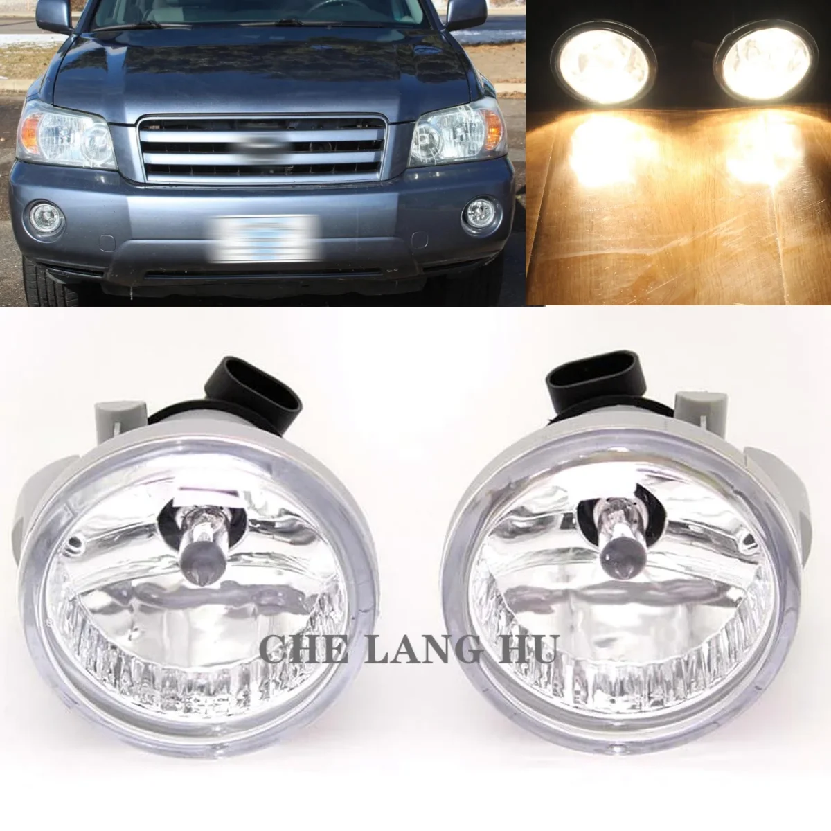 For Toyota Highlander 2004 2005 2006 2007 Car-styling Front Bumper Fog Lights Fog Lamp with Bulbs 81221-52070 81211-52070
For Toyota Highlander 2004 2005 2006 2007 Car-styling Front Bumper Fog Lights Fog Lamp with Bulbs 81221-52070 81211-52070