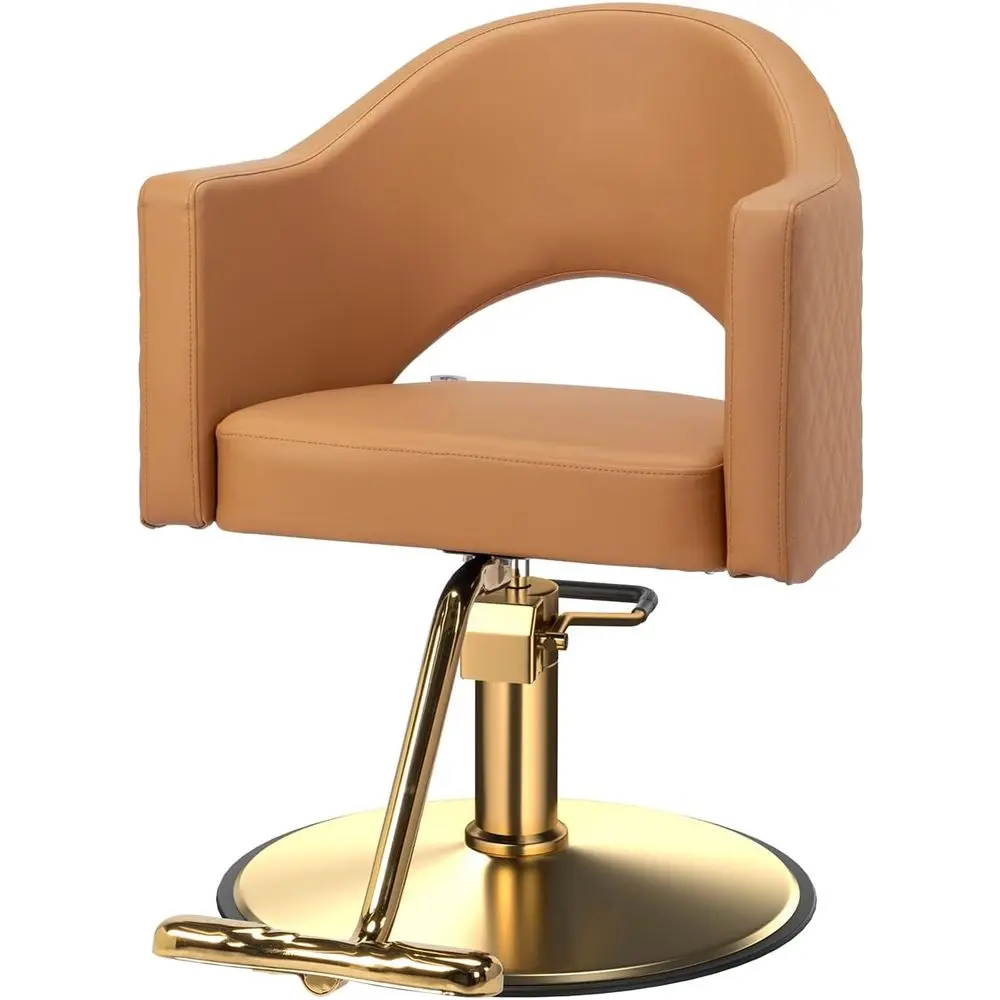 Luxury Gold Styling Chair for Barbershops with Heavy Duty Hydraulic Pump, 360° Swivel and Footrest for Home Salons
Luxury Gold Styling Chair for Barbershops with Heavy Duty Hydraulic Pump, 360° Swivel and Footrest for Home Salons