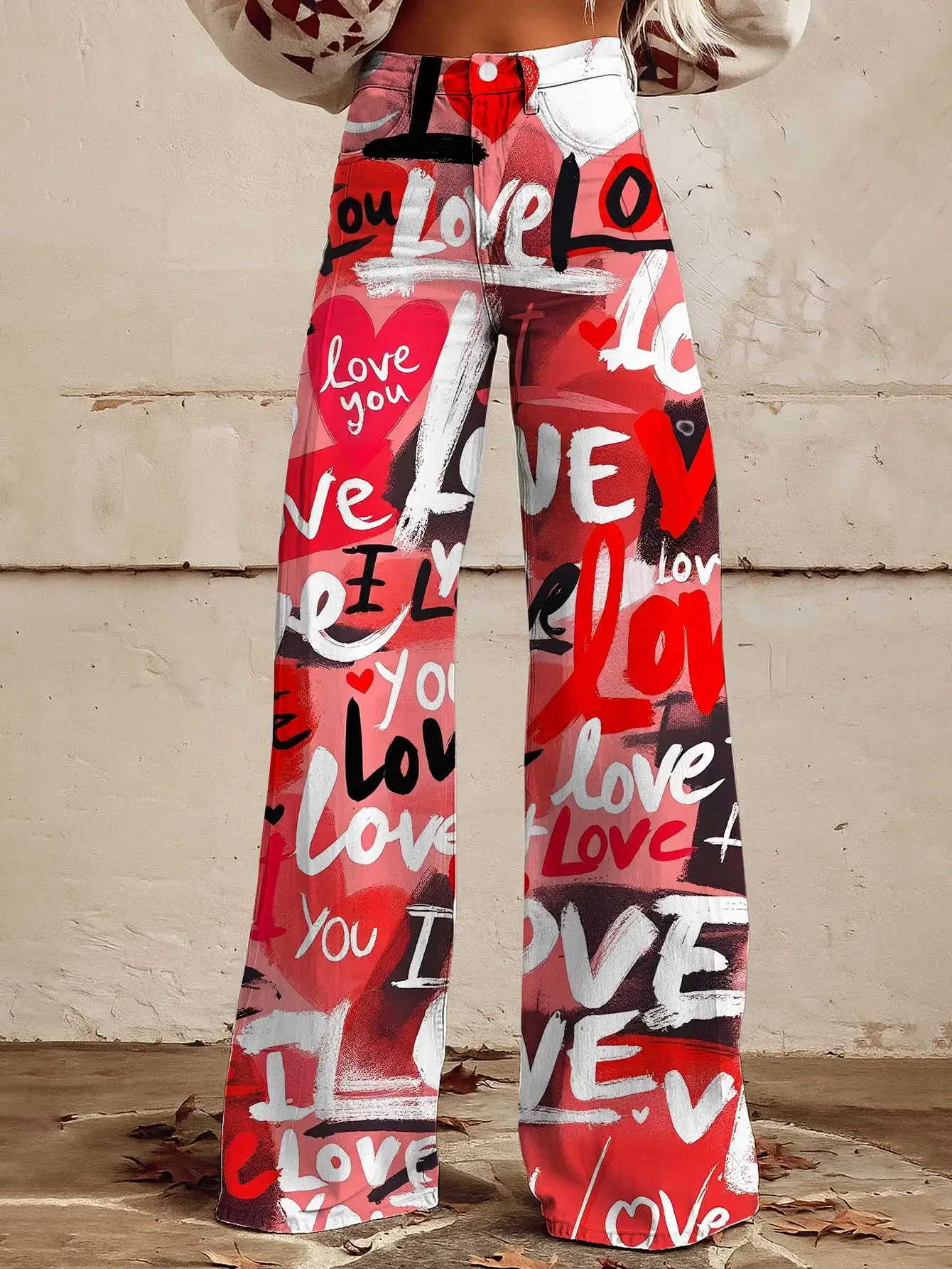 2026 New Women's Denim Jeans - Casual, Fashionable, Comfortable, and LOVE pattern printing
2026 New Women's Denim Jeans - Casual, Fashionable, Comfortable, and LOVE pattern printing