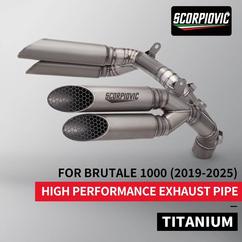 Высококачественная полностью титановая выхлопная система для BRUTALE 1000, SBRUTALE1000ER, RUSH1000, Brutale1000
Высококачественная полностью титановая выхлопная система для BRUTALE 1000, SBRUTALE1000ER, RUSH1000, Brutale1000