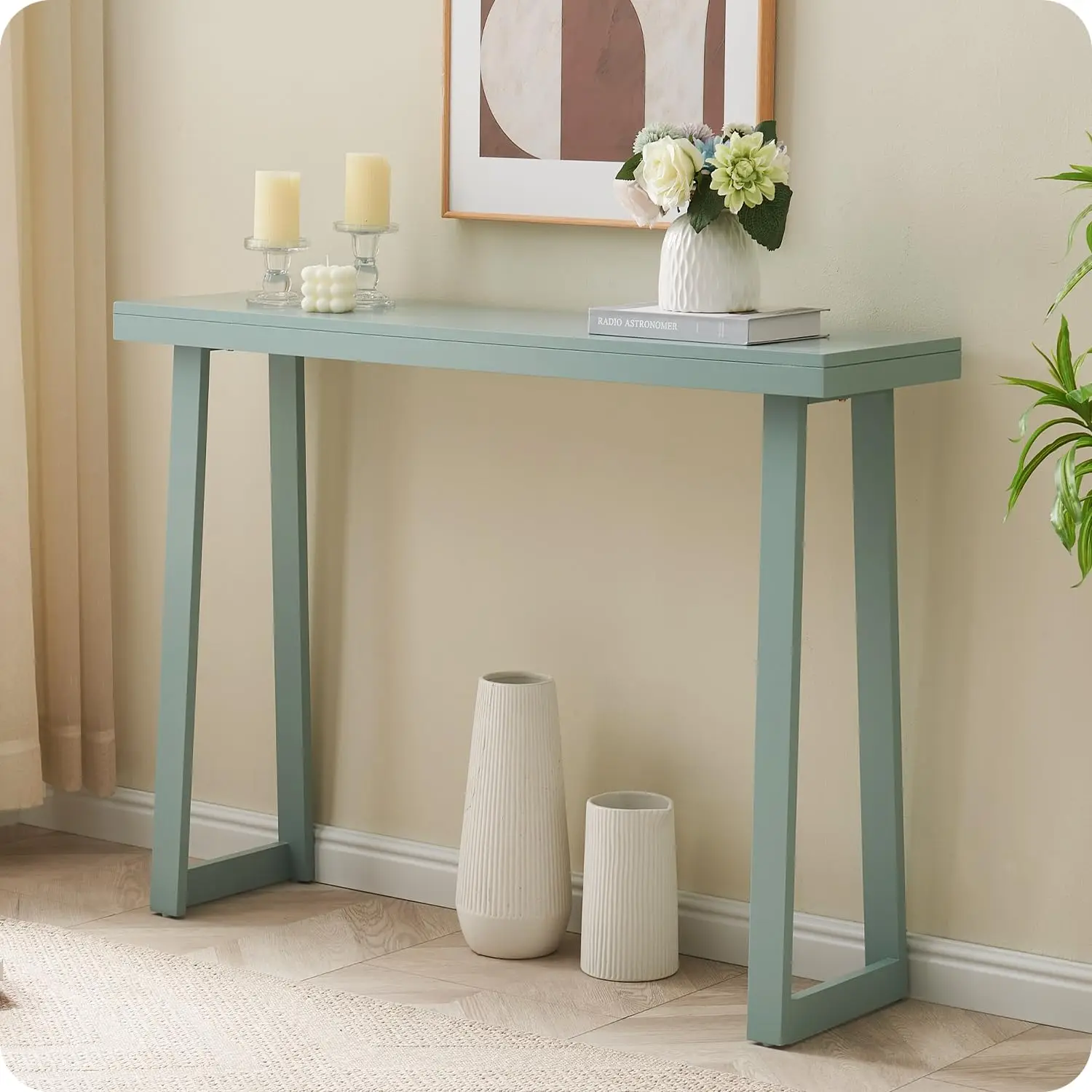 Narrow Wood Console Table 44-Inch Entryway Hallway Living Room Behind Sofa Modern Accent Foyer Space Saving Design, Customized
Narrow Wood Console Table 44-Inch Entryway Hallway Living Room Behind Sofa Modern Accent Foyer Space Saving Design, Customized