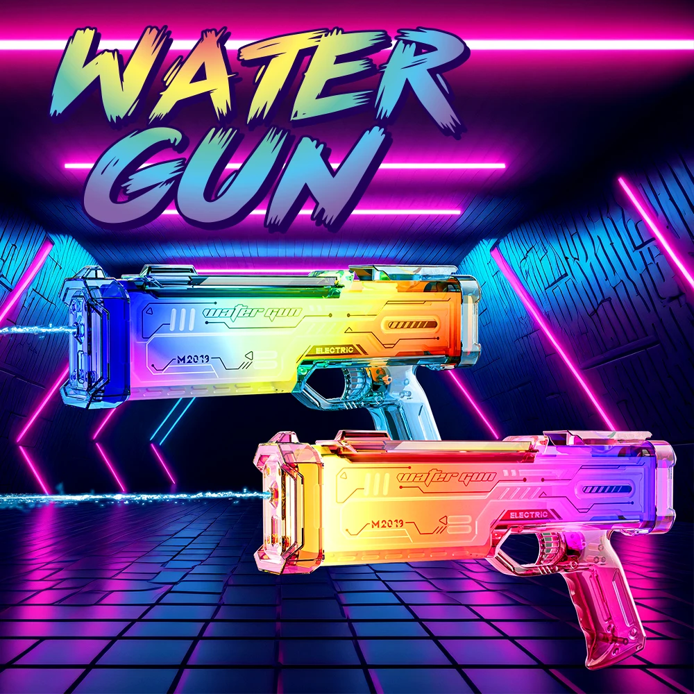 Outdoor Games Electric Water Gun LED Light Sound 500ML High Capacity Water Blaster Summer Outdoor Beach Pool Toy For Kids Adults
Outdoor Games Electric Water Gun LED Light Sound 500ML High Capacity Water Blaster Summer Outdoor Beach Pool Toy For Kids Adults