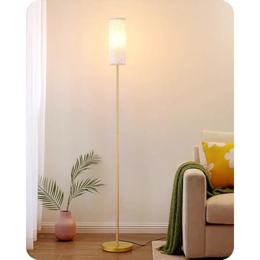 Floor Lamps for Living Room 63.7in Minimalist Standing Lamp with Feet Pedal Switch Modern Floor Lamp for Bedroom Office Nursery
Floor Lamps for Living Room 63.7in Minimalist Standing Lamp with Feet Pedal Switch Modern Floor Lamp for Bedroom Office Nursery