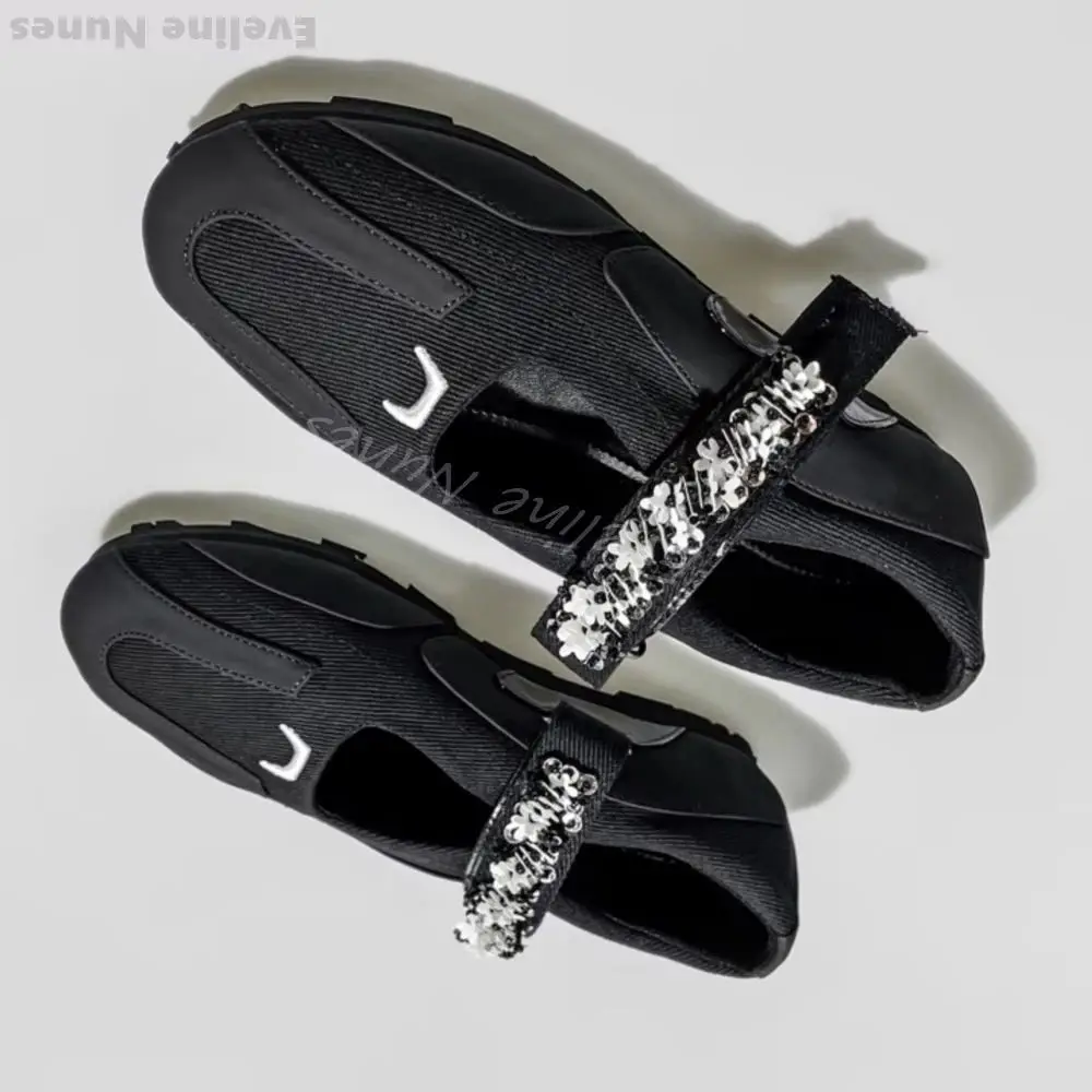 Fashion Ballet Shoes Women Black Shallow Round /square Toe Hook & Loop Sports Flat Casual Shoes 2025 Spring New Mary Jane Shoes
Fashion Ballet Shoes Women Black Shallow Round /square Toe Hook & Loop Sports Flat Casual Shoes 2025 Spring New Mary Jane Shoes