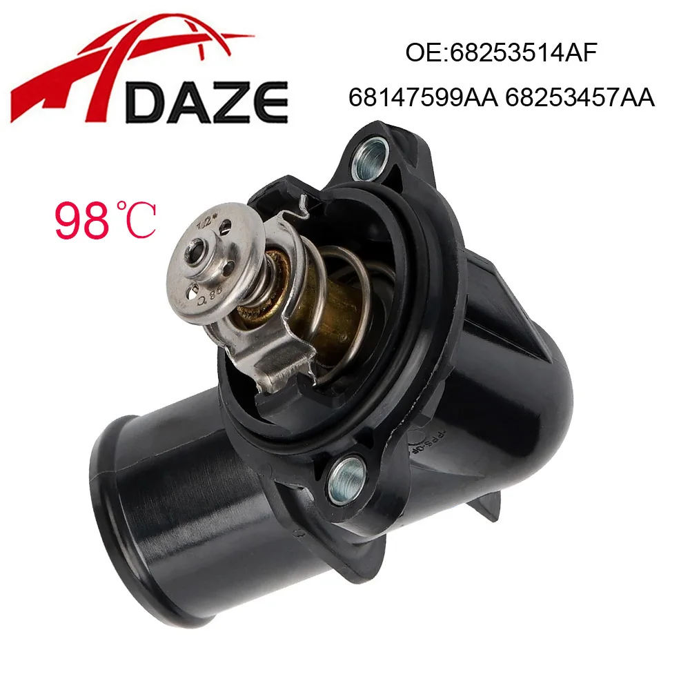 DAZE 98 Degree Thermostat Housing 68253514AF 68147599AA 68253457AA For Jeep Grand Cherokee 3.0 Diesel Chrysler 300 300C
DAZE 98 Degree Thermostat Housing 68253514AF 68147599AA 68253457AA For Jeep Grand Cherokee 3.0 Diesel Chrysler 300 300C