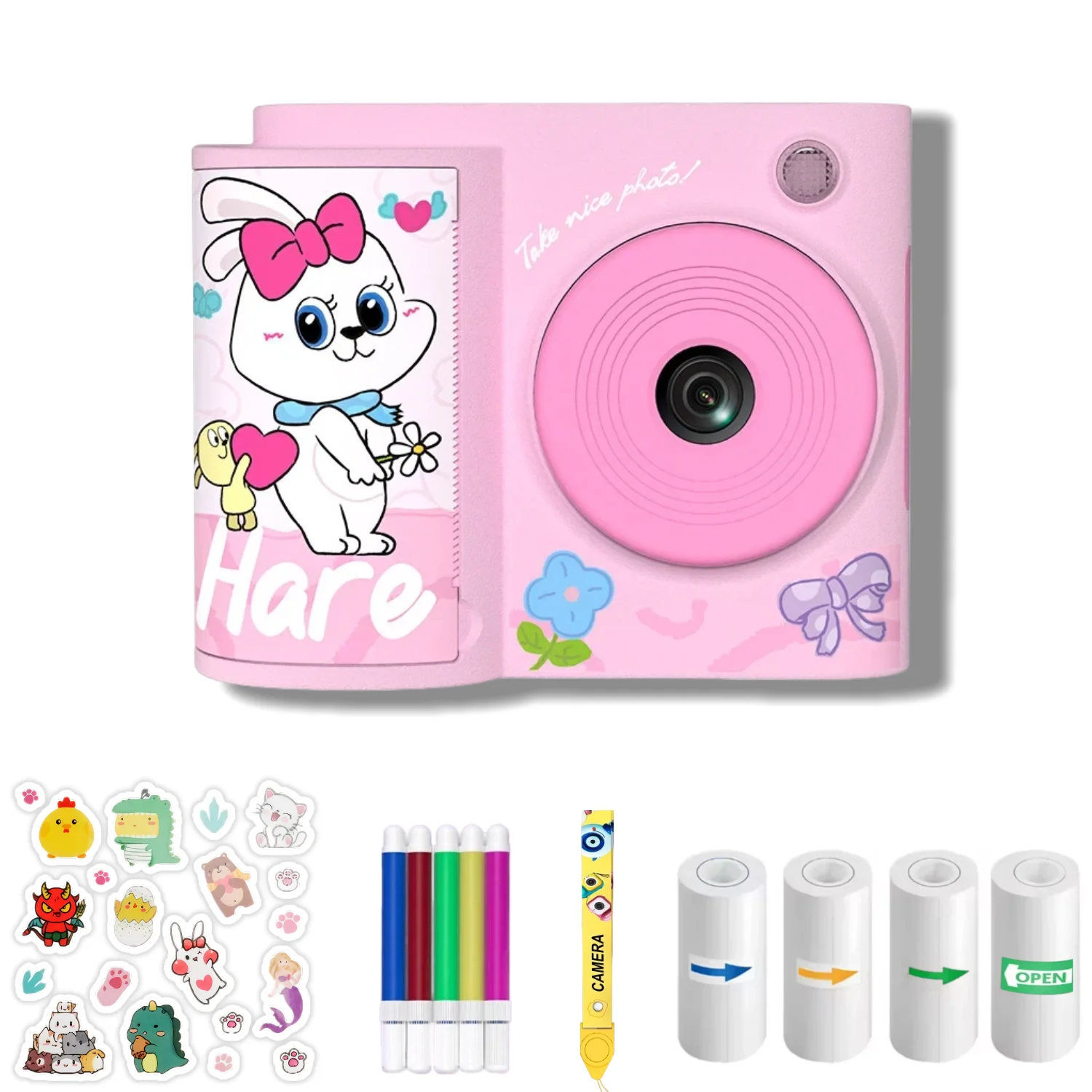 Digital Children Camera For Photography Mini Printer Portable Thermal Instant Print Photo Kids Camera 2.4inch HD Video Toy Gifts
Digital Children Camera For Photography Mini Printer Portable Thermal Instant Print Photo Kids Camera 2.4inch HD Video Toy Gifts