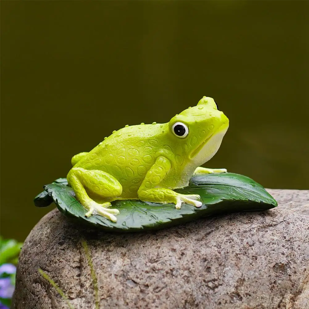 High Resin Frog Ornament Cute Frog Statue for Mantel Realistic Frog Sculpture for Indoor Outdoor Home Decor for Bookshelf
High Resin Frog Ornament Cute Frog Statue for Mantel Realistic Frog Sculpture for Indoor Outdoor Home Decor for Bookshelf