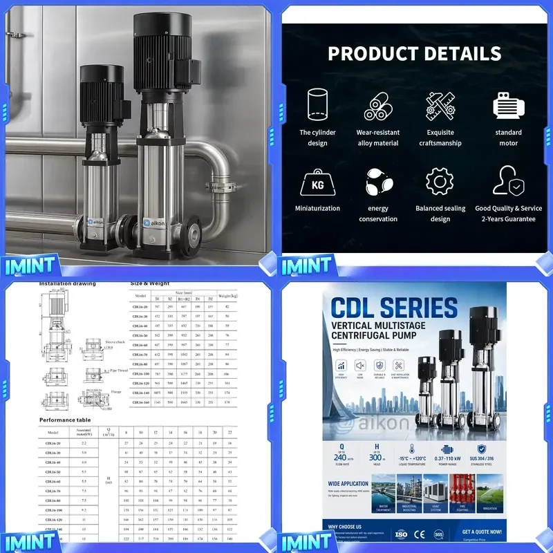 15Kw Centrifugal Pump Bomba De Alta Presion Vertical Centrifugal Water Pumps with Explosion Proof
15Kw Centrifugal Pump Bomba De Alta Presion Vertical Centrifugal Water Pumps with Explosion Proof
