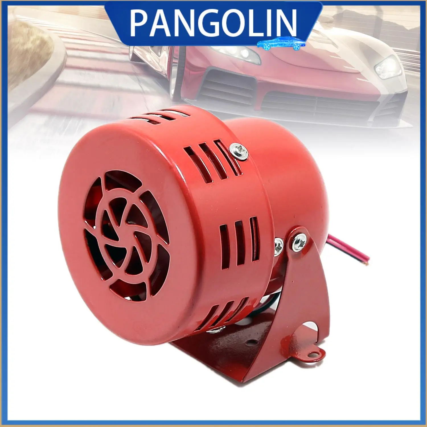 PANGOLIN 12V 300DB Red Mini Compact Motor Driven Air Raid Siren Horn Metal for Car Truck 420Hz Frequency Adjustable Angle
PANGOLIN 12V 300DB Red Mini Compact Motor Driven Air Raid Siren Horn Metal for Car Truck 420Hz Frequency Adjustable Angle