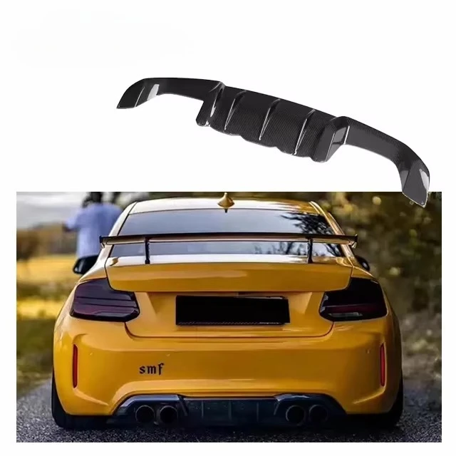 For BMW F87 M2 M2C Carbon Diffuser Upgrade MP Style F87 M2 M2C Real Carbon Fiber MP Rear Diffuser 
For BMW F87 M2 M2C Carbon Diffuser Upgrade MP Style F87 M2 M2C Real Carbon Fiber MP Rear Diffuser