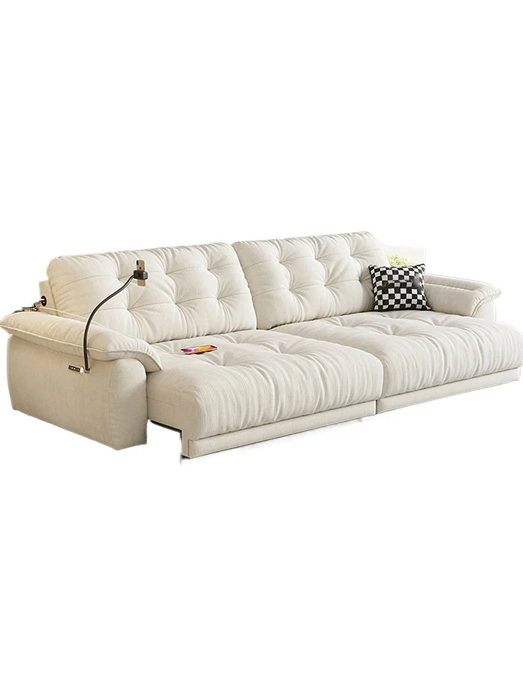 Electric, multi-functional, sofa, living room size apartment, telescopic trailer dual-purpose, chenille velvet straight-row
Electric, multi-functional, sofa, living room size apartment, telescopic trailer dual-purpose, chenille velvet straight-row