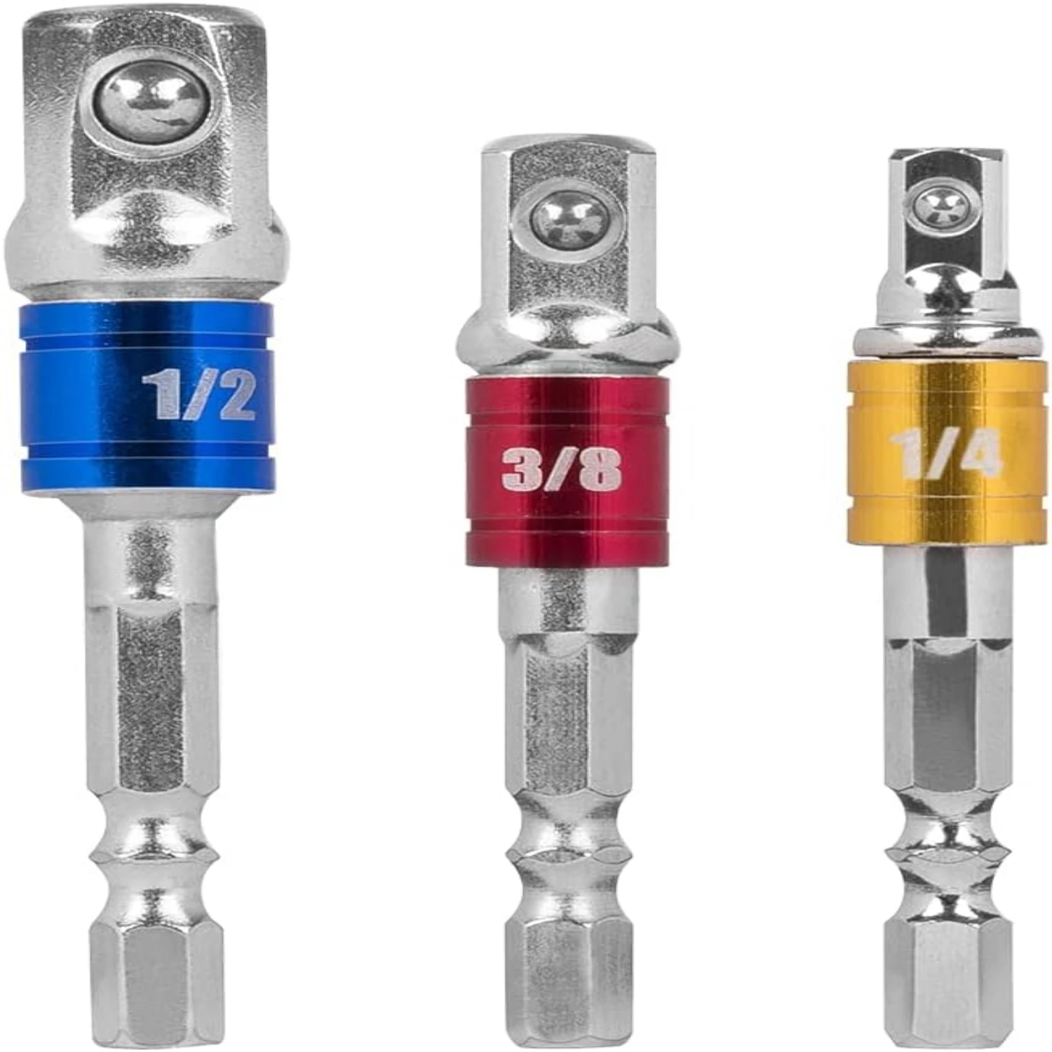 Top-Quality Premium High-Speed Impact Grade Socket Adapter Extension Set, Convert Your Power Drill Into a Versatile Nut Driver w 
Top-Quality Premium High-Speed Impact Grade Socket Adapter Extension Set, Convert Your Power Drill Into a Versatile Nut Driver w