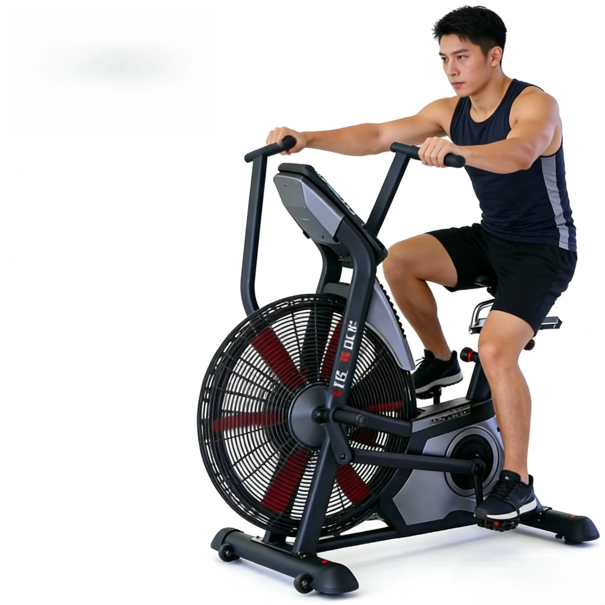 Home Use Fitness Bike with Magnetic Resistance Mechanism Air Resistance Exercise Bike Fan Bike for Cardio Training
Home Use Fitness Bike with Magnetic Resistance Mechanism Air Resistance Exercise Bike Fan Bike for Cardio Training