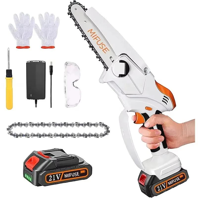 6 Inch Handheld Brushless Cordless Electric Chainsaw Battery Powered for Wood Cutting
6 Inch Handheld Brushless Cordless Electric Chainsaw Battery Powered for Wood Cutting
