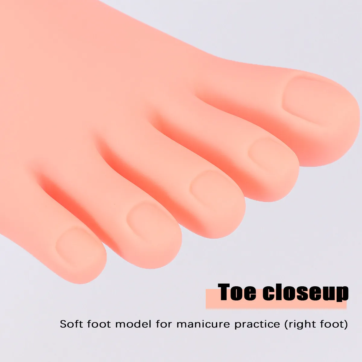 1Pcs Nail Art Practice Foot Realistic Elasticity Manicure Training Aid for Beginners to Master Nail Tip Application
1Pcs Nail Art Practice Foot Realistic Elasticity Manicure Training Aid for Beginners to Master Nail Tip Application