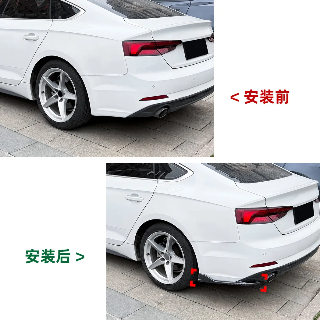 For Audi A5 F5 2017-2020 Sline two-door four-door models, universal rear bumper corner trim sticker diffuser car modification.
For Audi A5 F5 2017-2020 Sline two-door four-door models, universal rear bumper corner trim sticker diffuser car modification.
