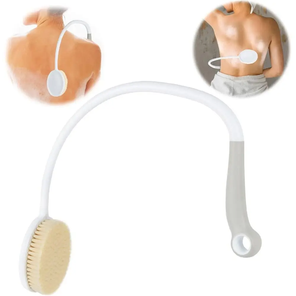Long Handle Bendable Back Shower Brush with Hanging Hole Improve Circulation Bath Exfoliating Tool U Shaped Comfortable Grip
Long Handle Bendable Back Shower Brush with Hanging Hole Improve Circulation Bath Exfoliating Tool U Shaped Comfortable Grip