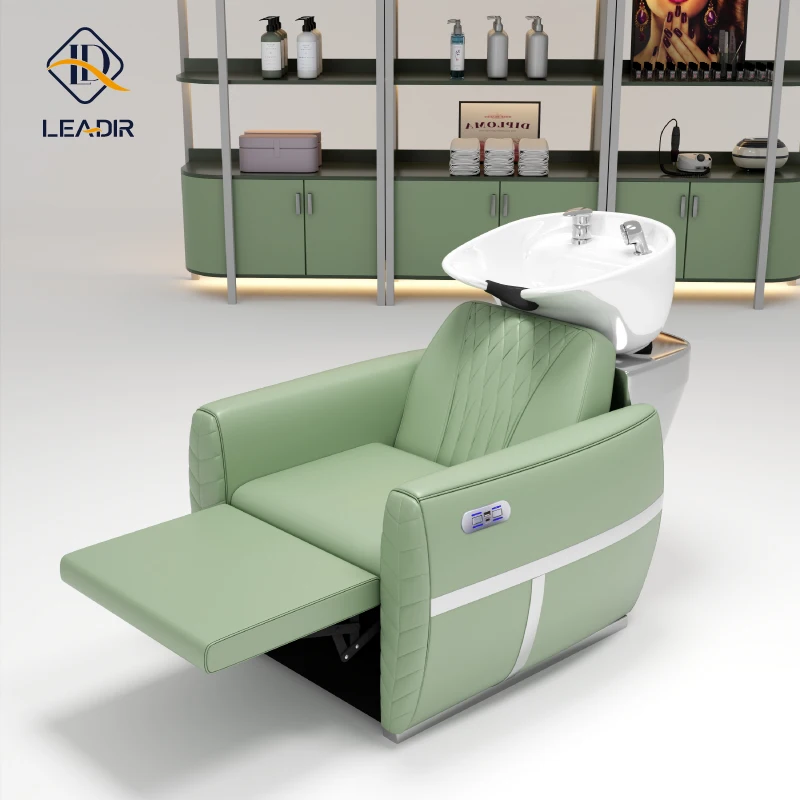 Leadir Modern Salon Furniture Green Backwash Head Spa Hair Salon Washing Chair Electric Shampoo Chair
Leadir Modern Salon Furniture Green Backwash Head Spa Hair Salon Washing Chair Electric Shampoo Chair