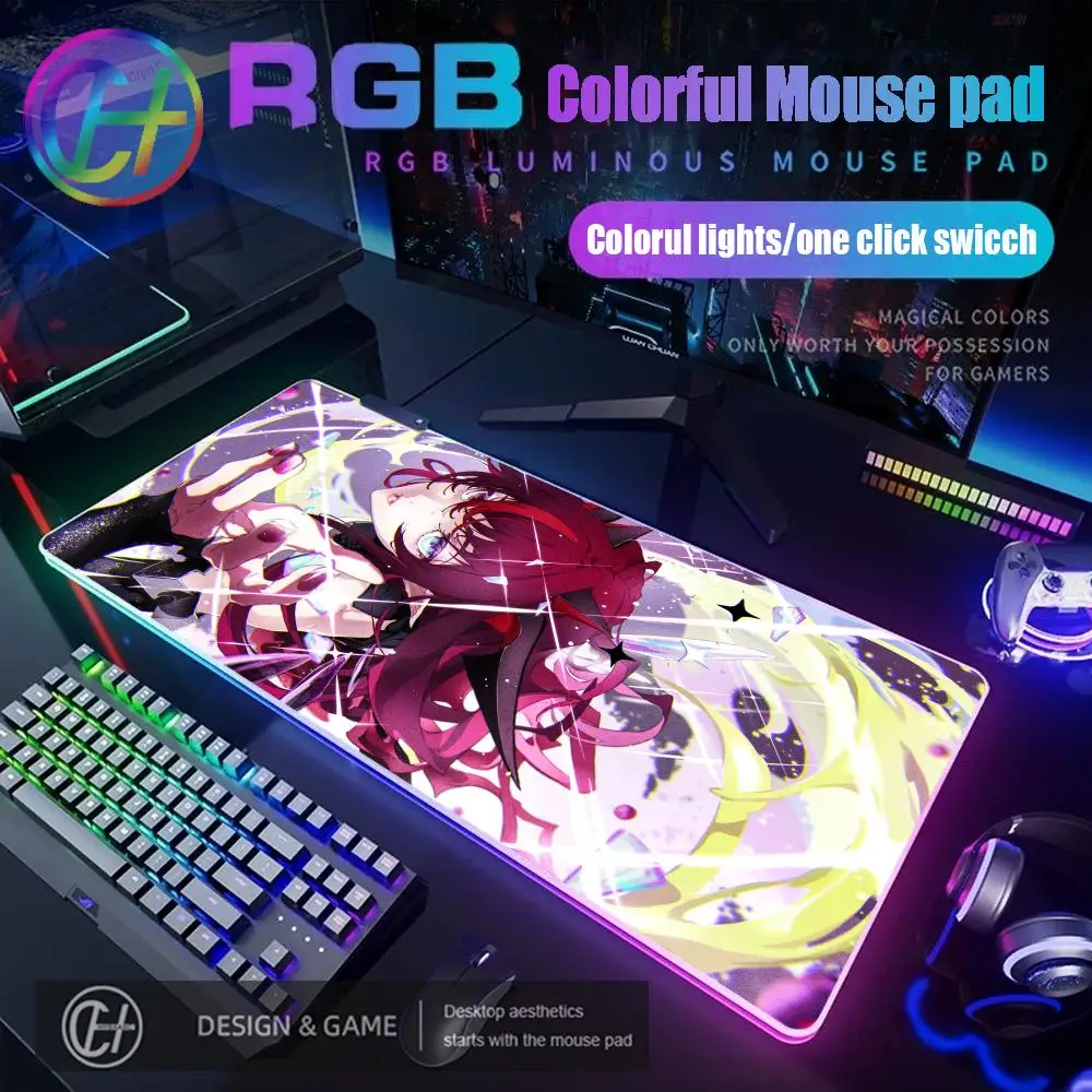 Hololive Tokoyami Towa Коврик для мыши RGB Игровой коврик для мыши Настольный коврик HD Gamer Большой светодиодный светильник XXL HYBXAXC Коврики для мыши ПК Компьютерный ковер
Hololive Tokoyami Towa Коврик для мыши RGB Игровой коврик для мыши Настольный коврик HD Gamer Большой светодиодный светильник XXL HYBXAXC Коврики для мыши ПК Компьютерный ковер
