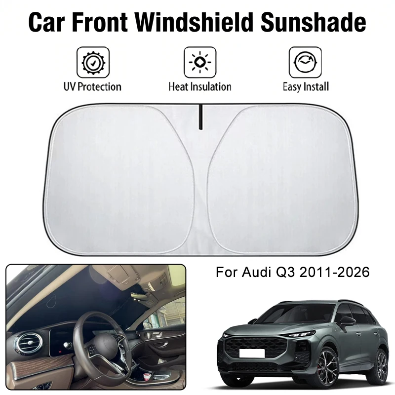 Foldable Car Windshield Sun Shade UV Block Heat Insulation For Audi Q3 2011-2026 Interior Protection Accessories
Foldable Car Windshield Sun Shade UV Block Heat Insulation For Audi Q3 2011-2026 Interior Protection Accessories