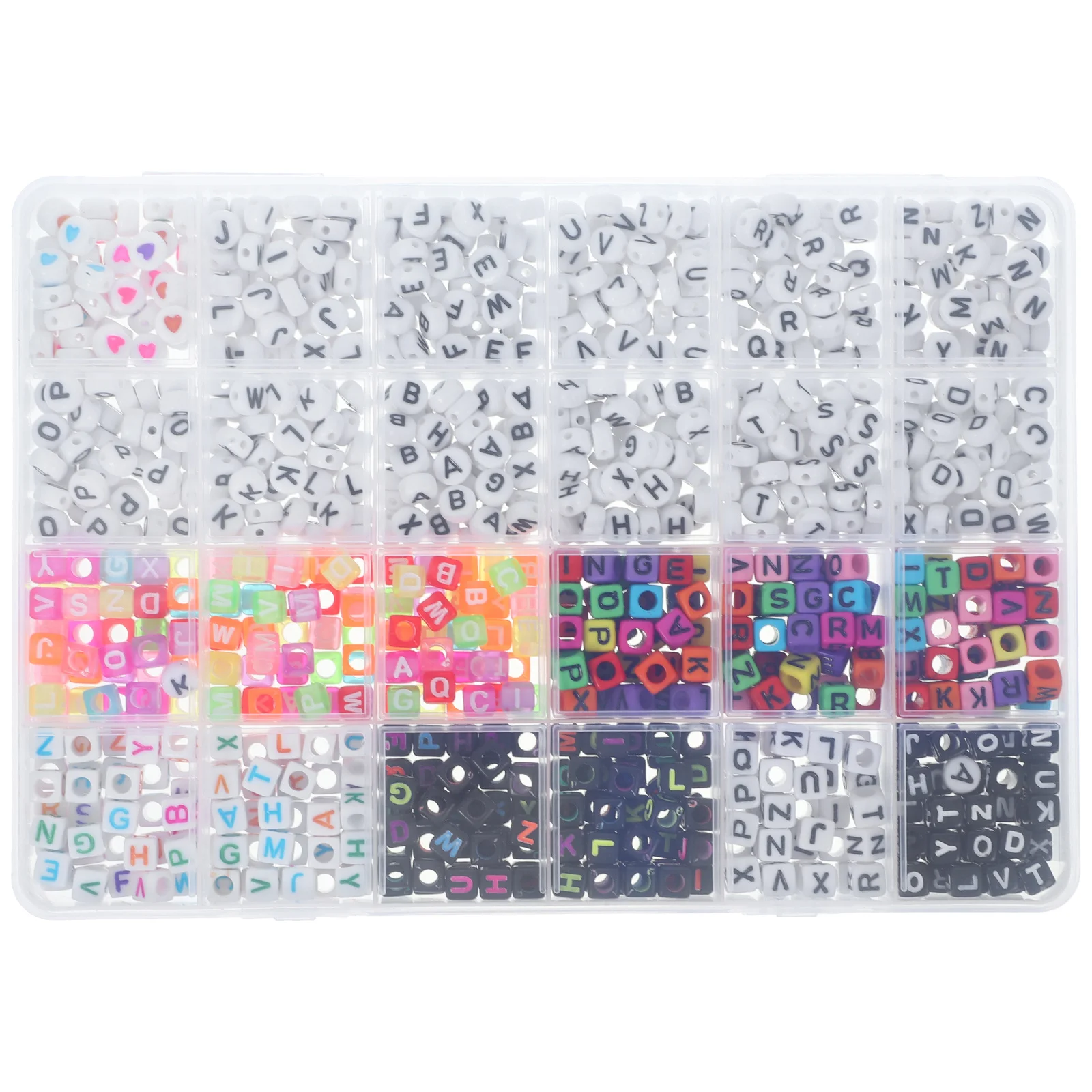 1080Pcs Plastic Letter Beads Multi-Function DIY Loose Beads Bracelet Necklace Craft Accessories DIY Supplies Bracelet Supply 
1080Pcs Plastic Letter Beads Multi-Function DIY Loose Beads Bracelet Necklace Craft Accessories DIY Supplies Bracelet Supply