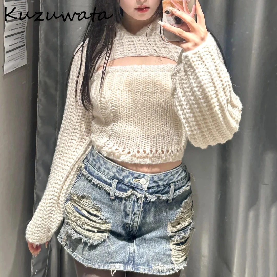 kuzuwata Hooded Long Sleeve Sweater Japanese Cute Knit Outerwears Spring New Sueter Ropa Mujer Pullover Tops Pull Femmes Sets
kuzuwata Hooded Long Sleeve Sweater Japanese Cute Knit Outerwears Spring New Sueter Ropa Mujer Pullover Tops Pull Femmes Sets